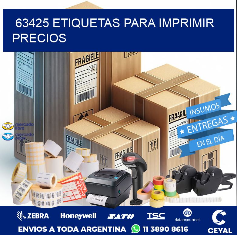 63425 ETIQUETAS PARA IMPRIMIR PRECIOS