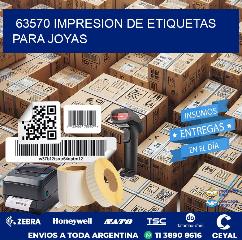 63570 IMPRESION DE ETIQUETAS PARA JOYAS