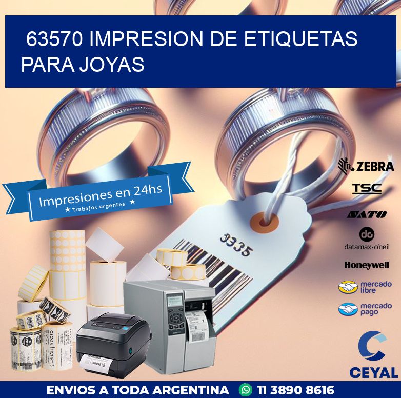 63570 IMPRESION DE ETIQUETAS PARA JOYAS