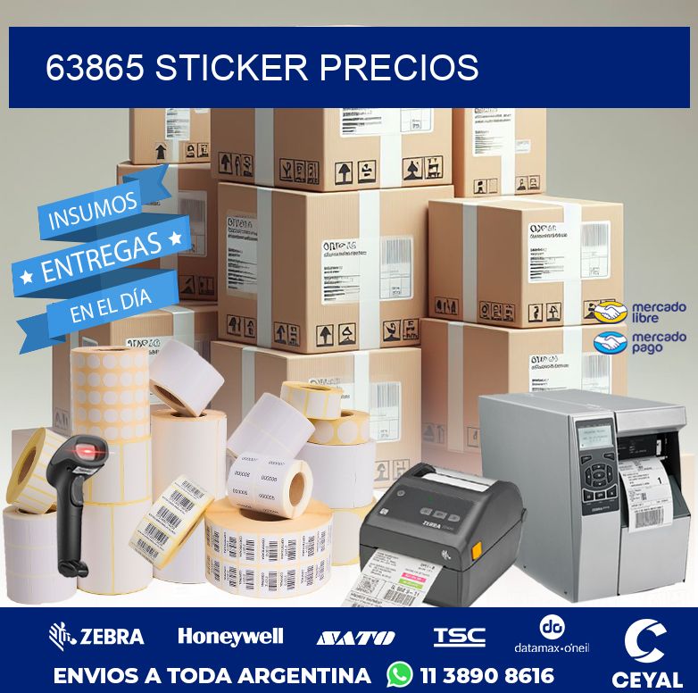 63865 STICKER PRECIOS