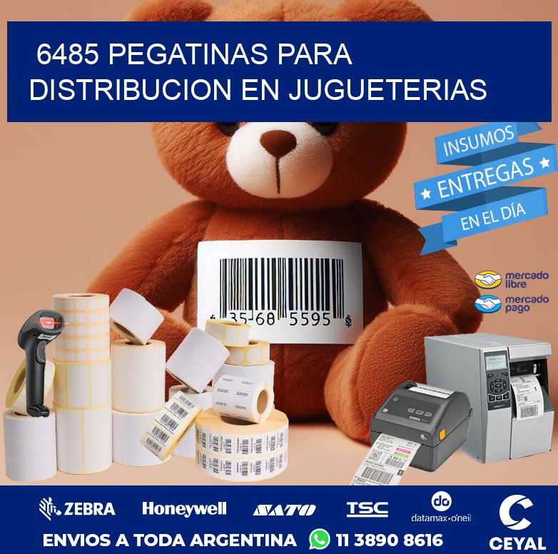6485 PEGATINAS PARA DISTRIBUCION EN JUGUETERIAS