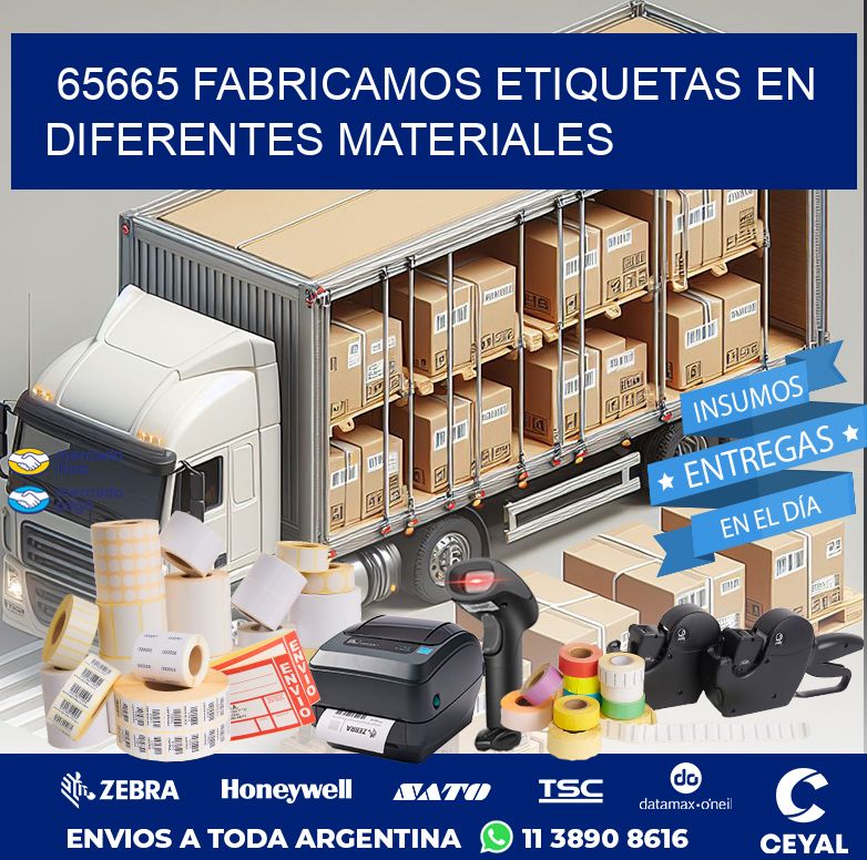65665 FABRICAMOS ETIQUETAS EN DIFERENTES MATERIALES