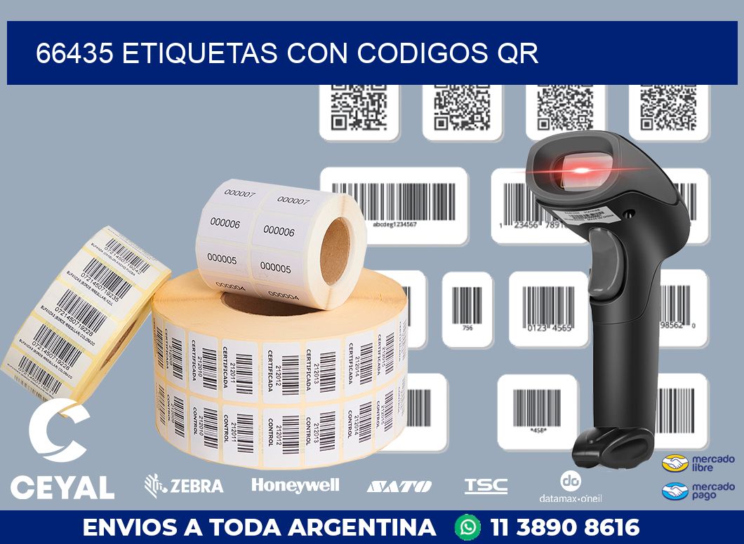 66435 ETIQUETAS CON CODIGOS QR