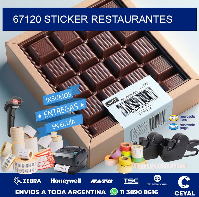 67120 STICKER RESTAURANTES