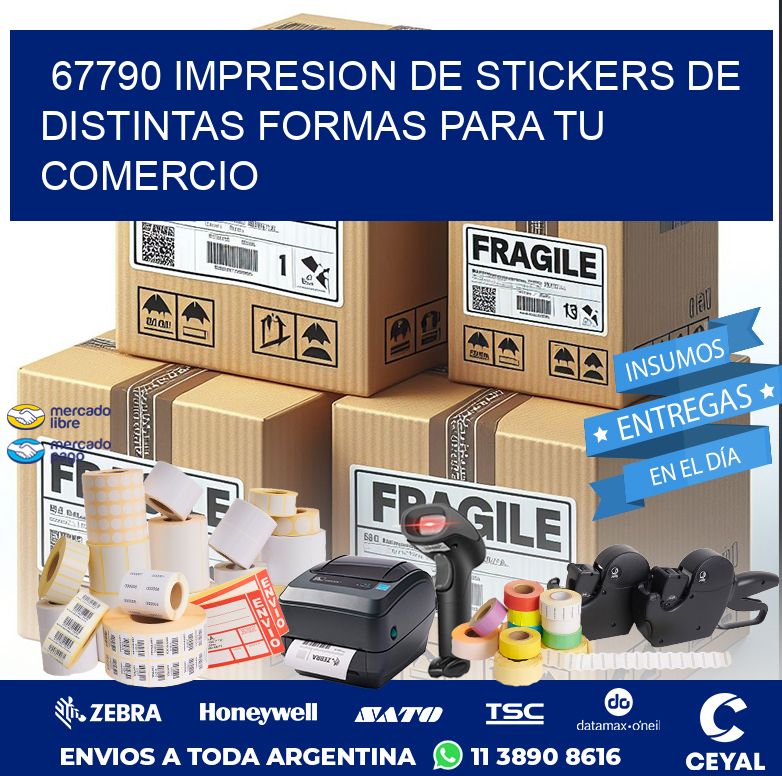 67790 IMPRESION DE STICKERS DE DISTINTAS FORMAS PARA TU COMERCIO