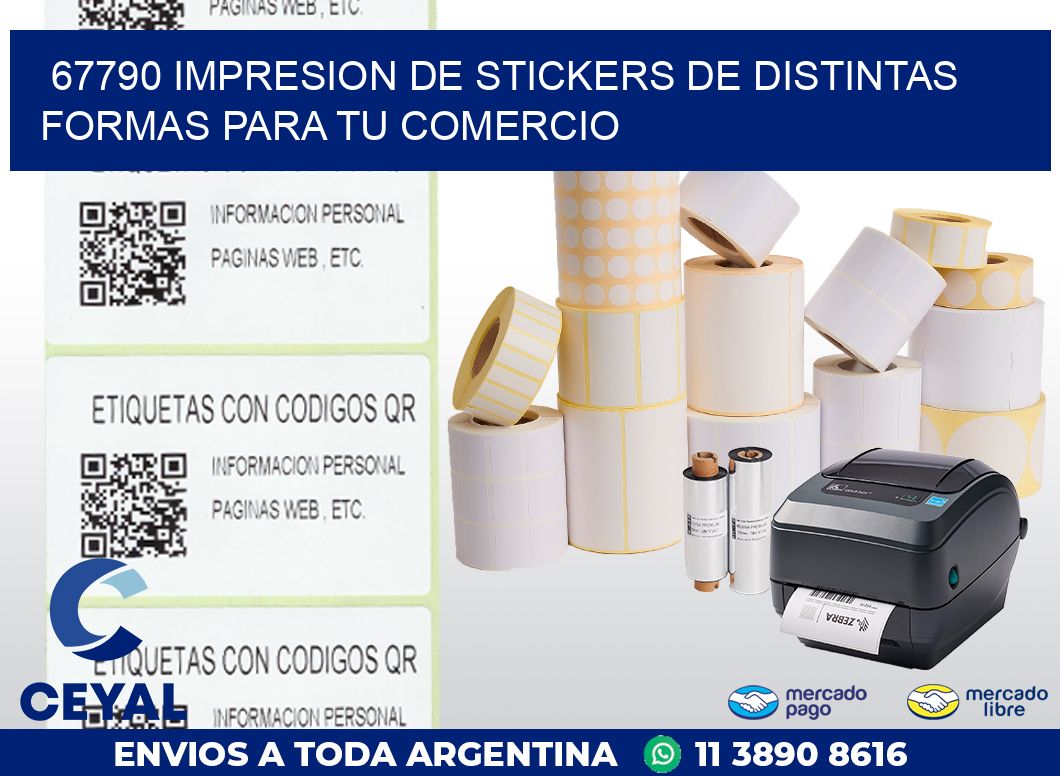 67790 IMPRESION DE STICKERS DE DISTINTAS FORMAS PARA TU COMERCIO