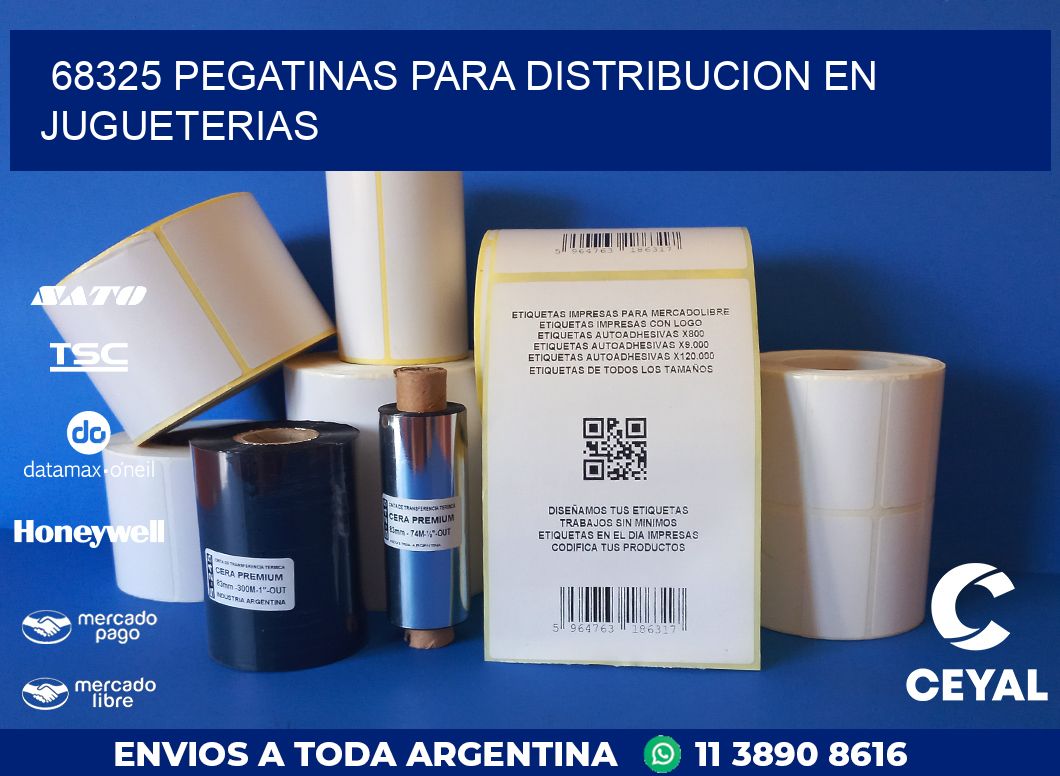 68325 PEGATINAS PARA DISTRIBUCION EN JUGUETERIAS