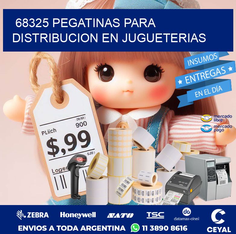 68325 PEGATINAS PARA DISTRIBUCION EN JUGUETERIAS