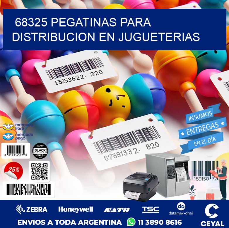 68325 PEGATINAS PARA DISTRIBUCION EN JUGUETERIAS