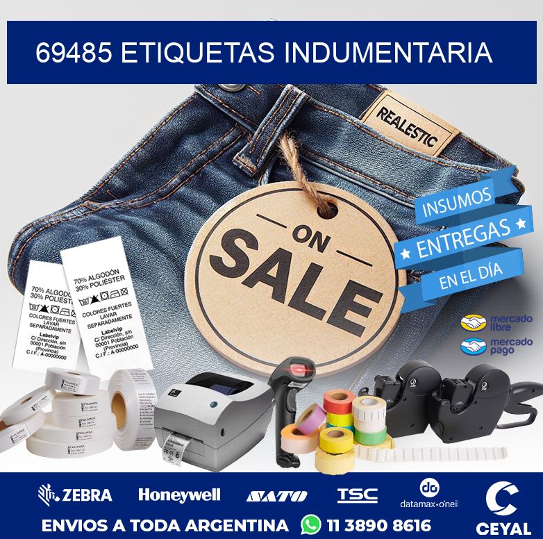 69485 ETIQUETAS INDUMENTARIA