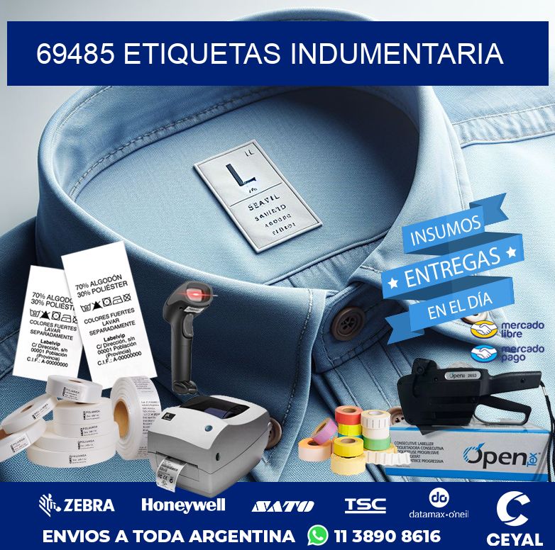 69485 ETIQUETAS INDUMENTARIA