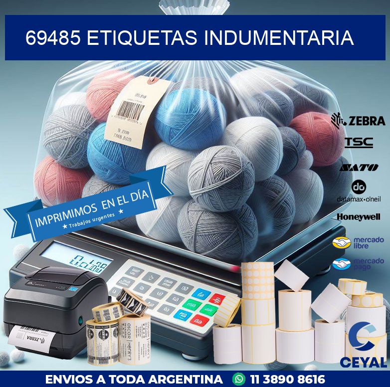 69485 ETIQUETAS INDUMENTARIA