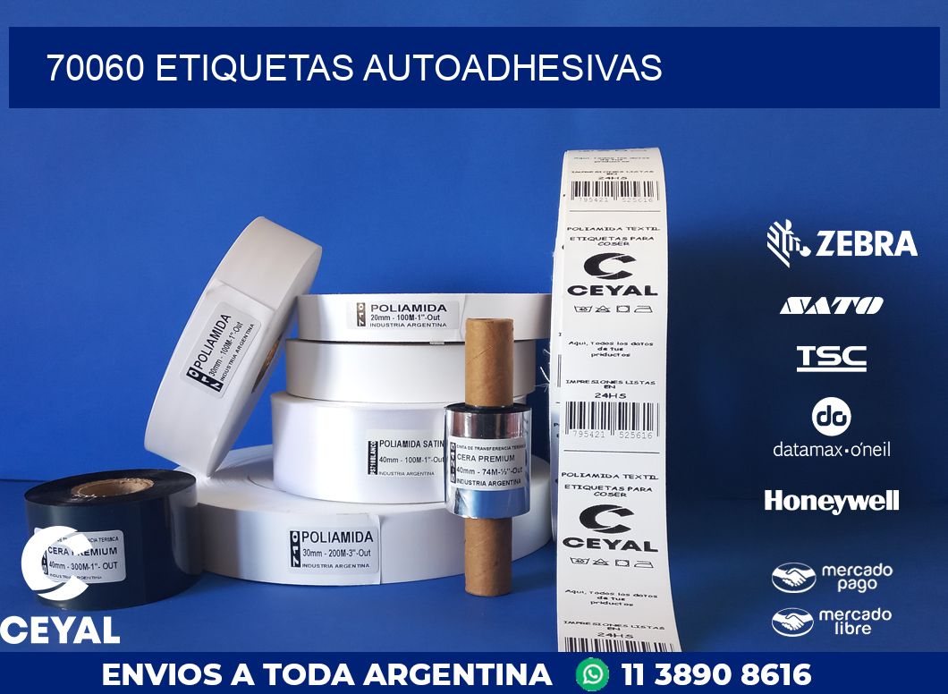 70060 ETIQUETAS AUTOADHESIVAS