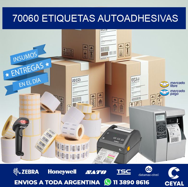 70060 ETIQUETAS AUTOADHESIVAS