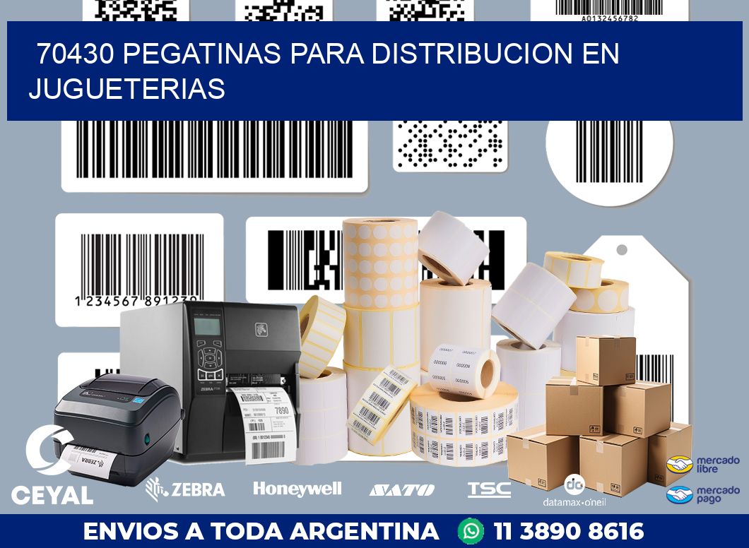 70430 PEGATINAS PARA DISTRIBUCION EN JUGUETERIAS