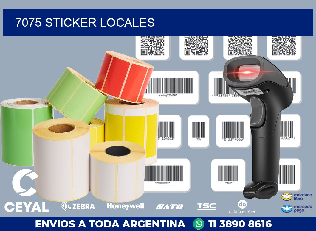 7075 STICKER LOCALES