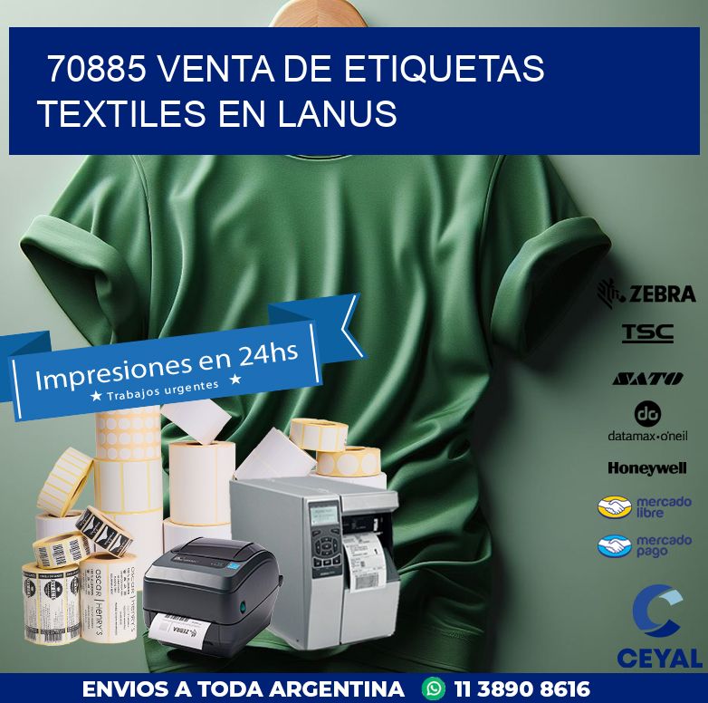 70885 VENTA DE ETIQUETAS TEXTILES EN LANUS