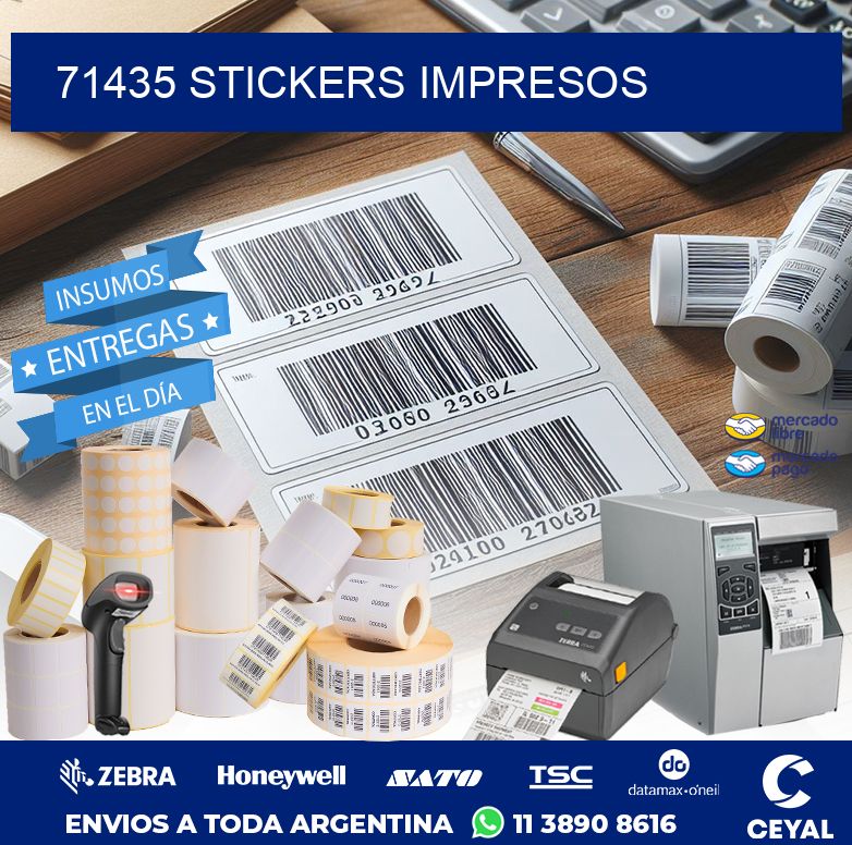 71435 STICKERS IMPRESOS