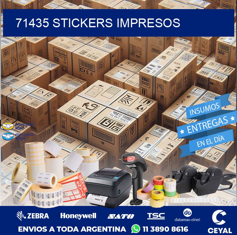 71435 STICKERS IMPRESOS