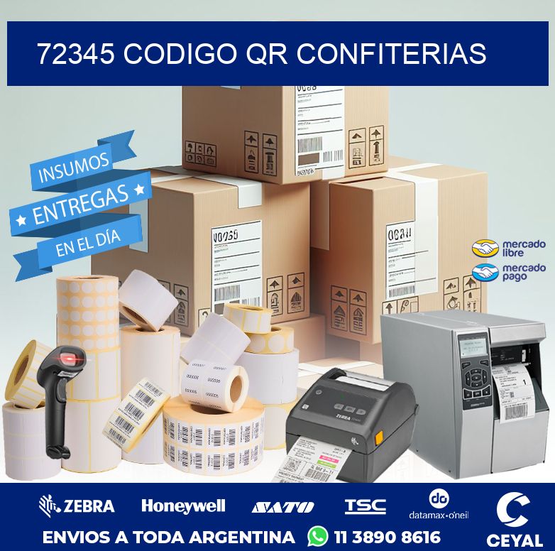 72345 CODIGO QR CONFITERIAS