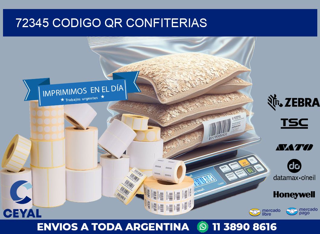 72345 CODIGO QR CONFITERIAS