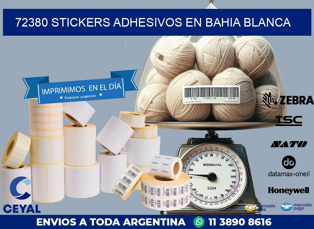 72380 STICKERS ADHESIVOS EN BAHIA BLANCA