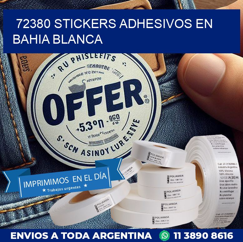 72380 STICKERS ADHESIVOS EN BAHIA BLANCA