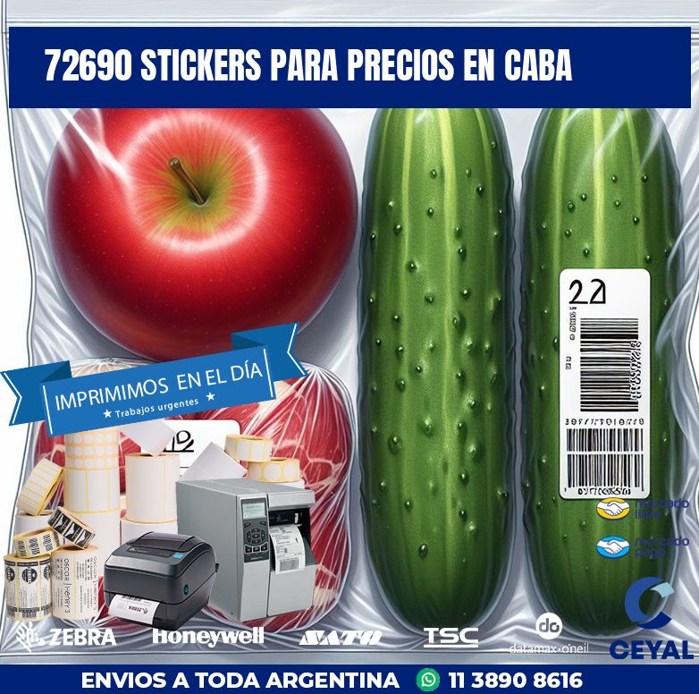 72690 STICKERS PARA PRECIOS EN CABA