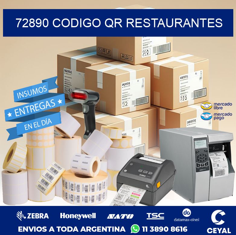 72890 CODIGO QR RESTAURANTES