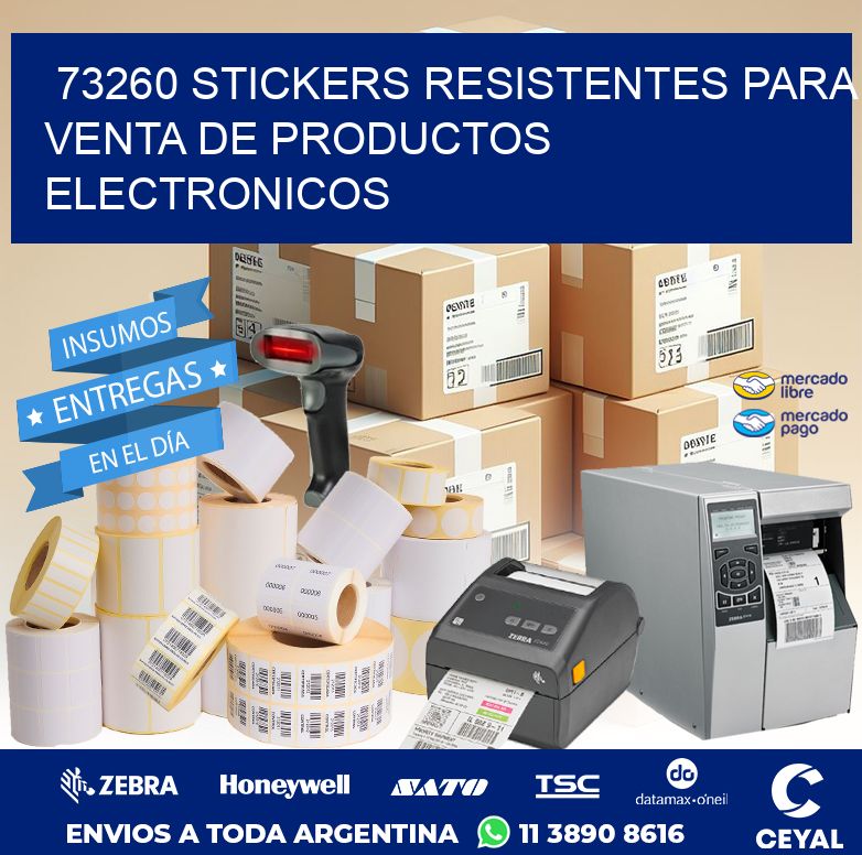 73260 STICKERS RESISTENTES PARA VENTA DE PRODUCTOS ELECTRONICOS