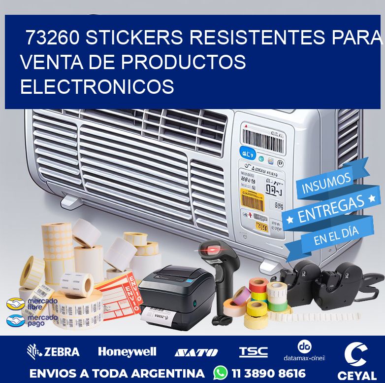73260 STICKERS RESISTENTES PARA VENTA DE PRODUCTOS ELECTRONICOS
