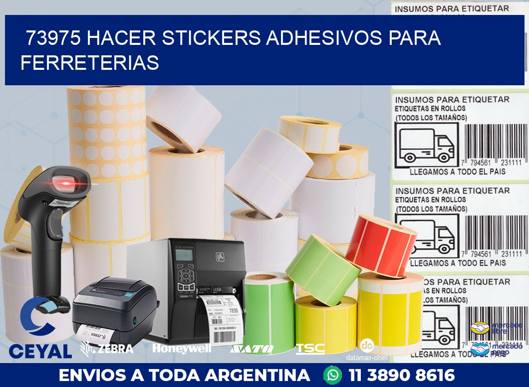 73975 HACER STICKERS ADHESIVOS PARA FERRETERIAS