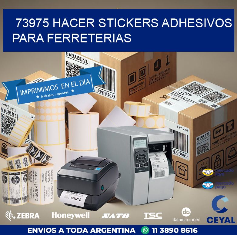 73975 HACER STICKERS ADHESIVOS PARA FERRETERIAS