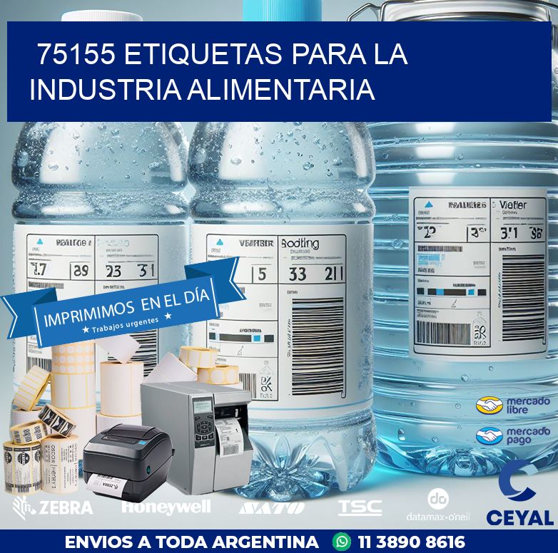 75155 ETIQUETAS PARA LA INDUSTRIA ALIMENTARIA