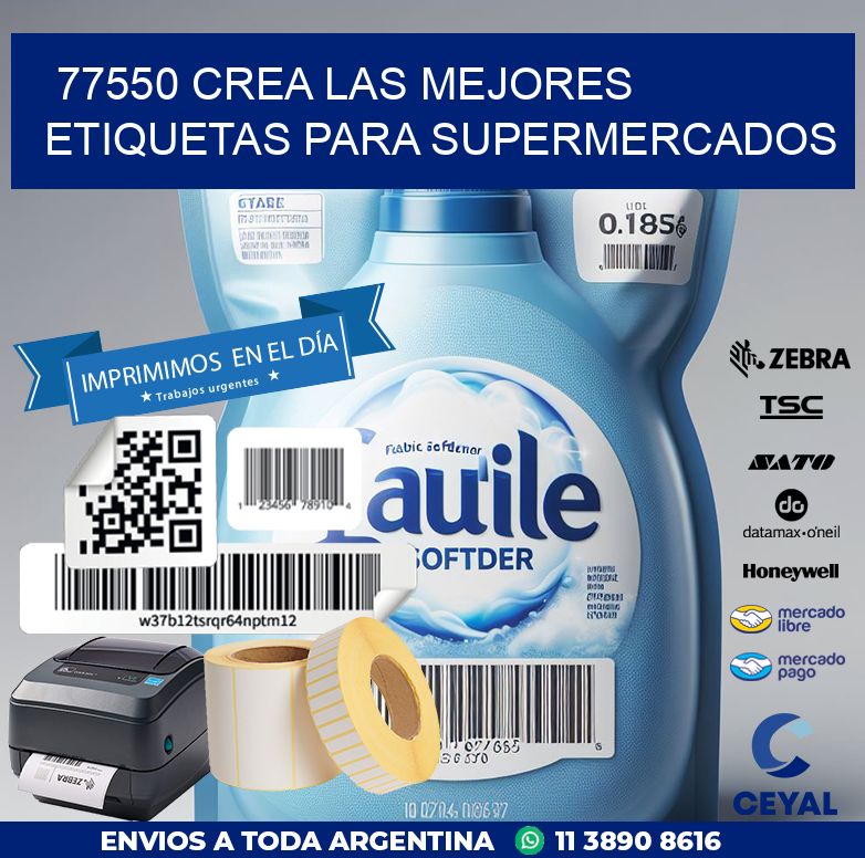 77550 CREA LAS MEJORES ETIQUETAS PARA SUPERMERCADOS