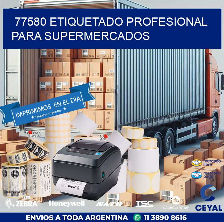 77580 ETIQUETADO PROFESIONAL PARA SUPERMERCADOS