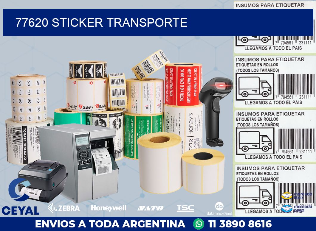 77620 STICKER TRANSPORTE