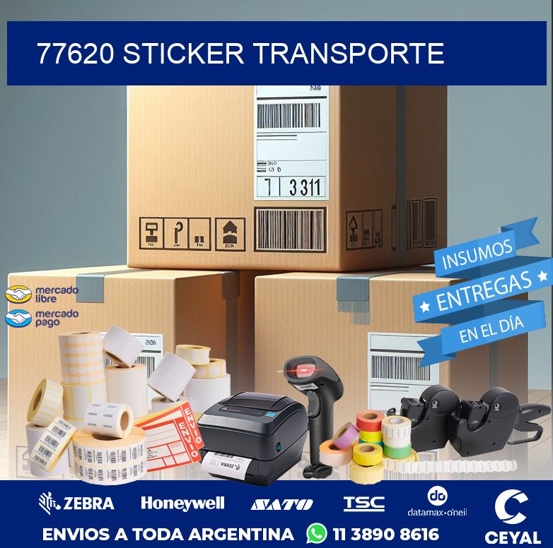77620 STICKER TRANSPORTE