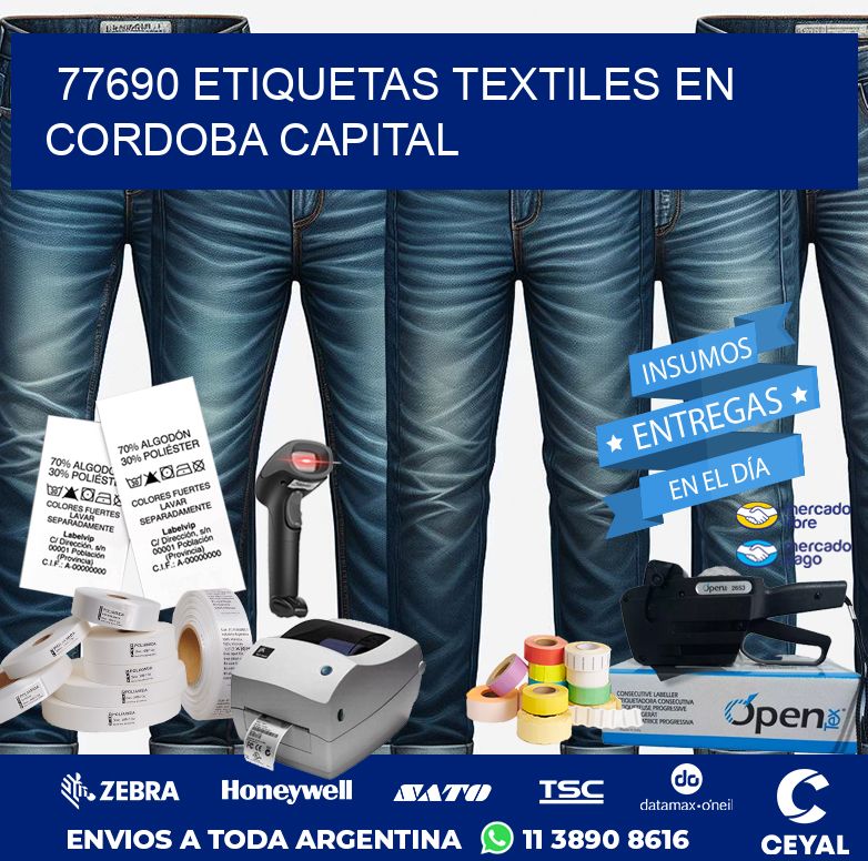 77690 ETIQUETAS TEXTILES EN CORDOBA CAPITAL