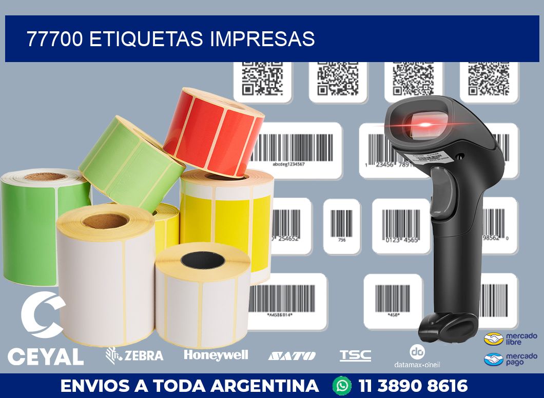 77700 ETIQUETAS IMPRESAS