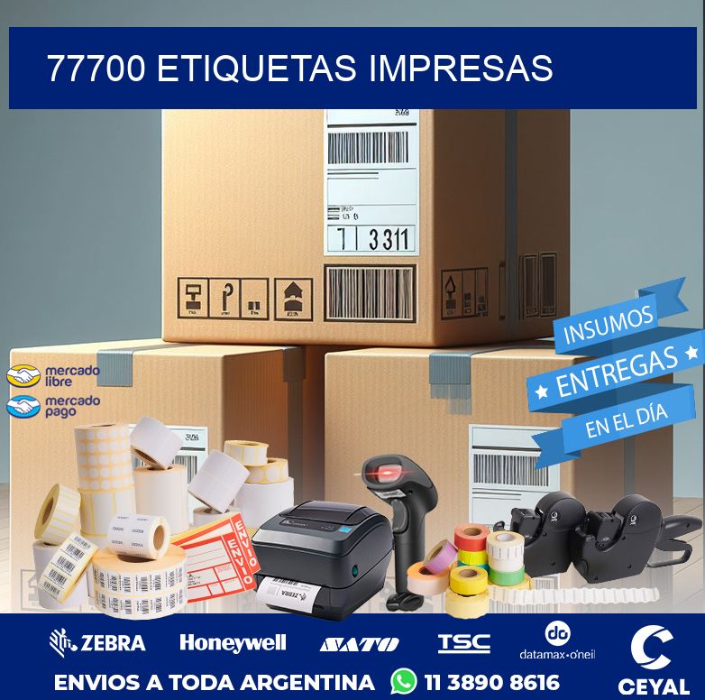 77700 ETIQUETAS IMPRESAS