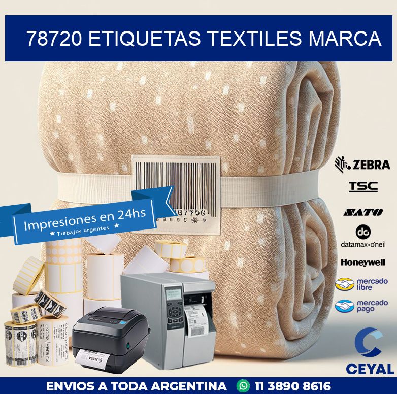78720 ETIQUETAS TEXTILES MARCA