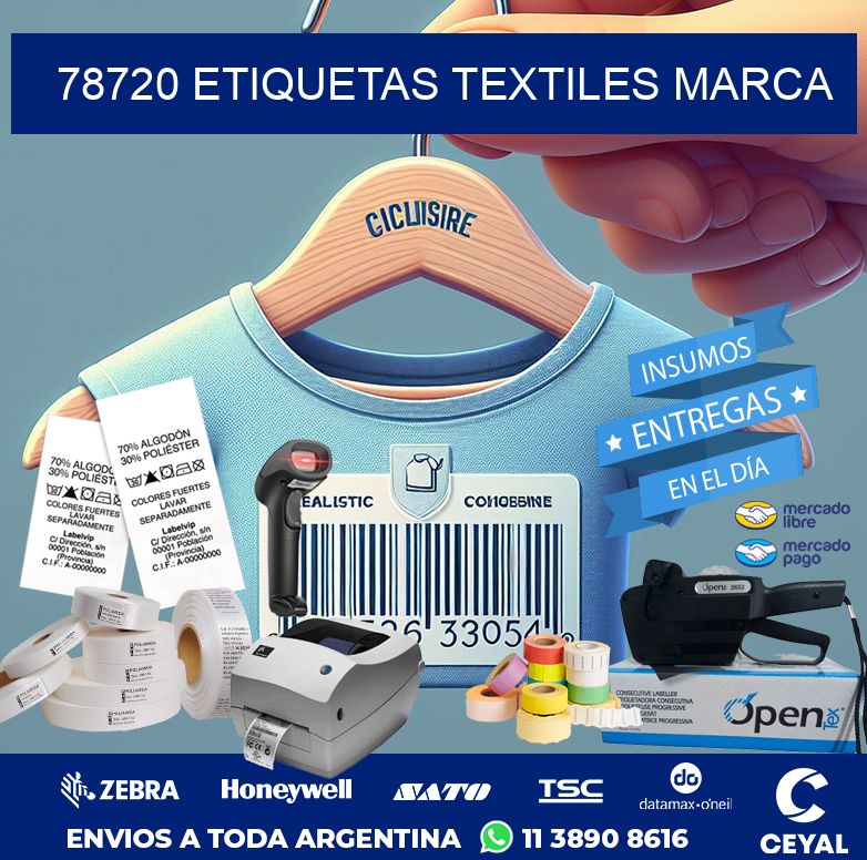 78720 ETIQUETAS TEXTILES MARCA