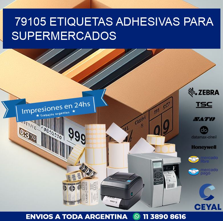 79105 ETIQUETAS ADHESIVAS PARA SUPERMERCADOS