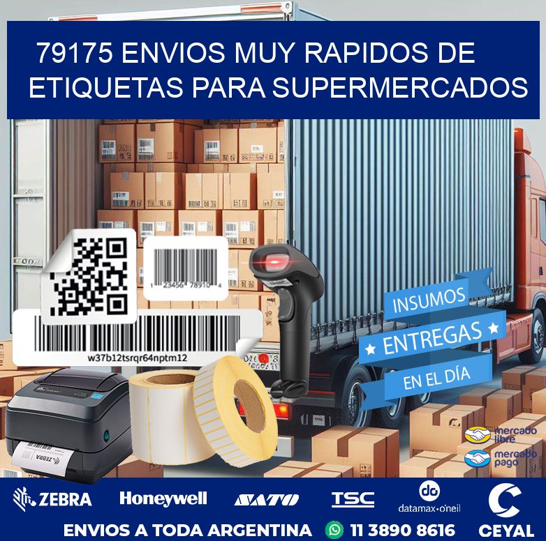 79175 ENVIOS MUY RAPIDOS DE ETIQUETAS PARA SUPERMERCADOS