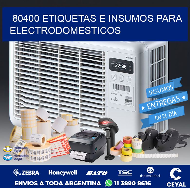 80400 ETIQUETAS E INSUMOS PARA ELECTRODOMESTICOS