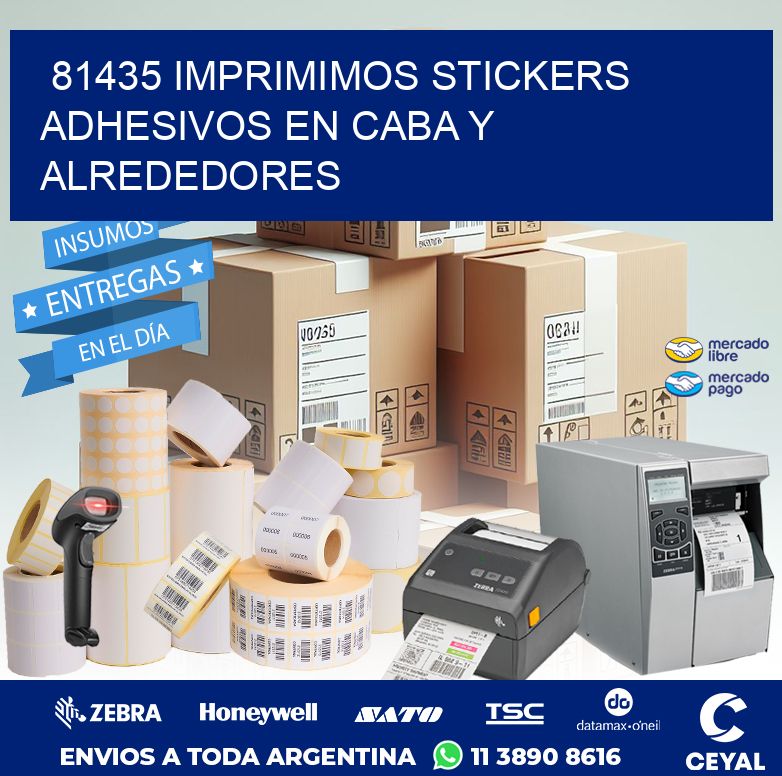 81435 IMPRIMIMOS STICKERS ADHESIVOS EN CABA Y ALREDEDORES