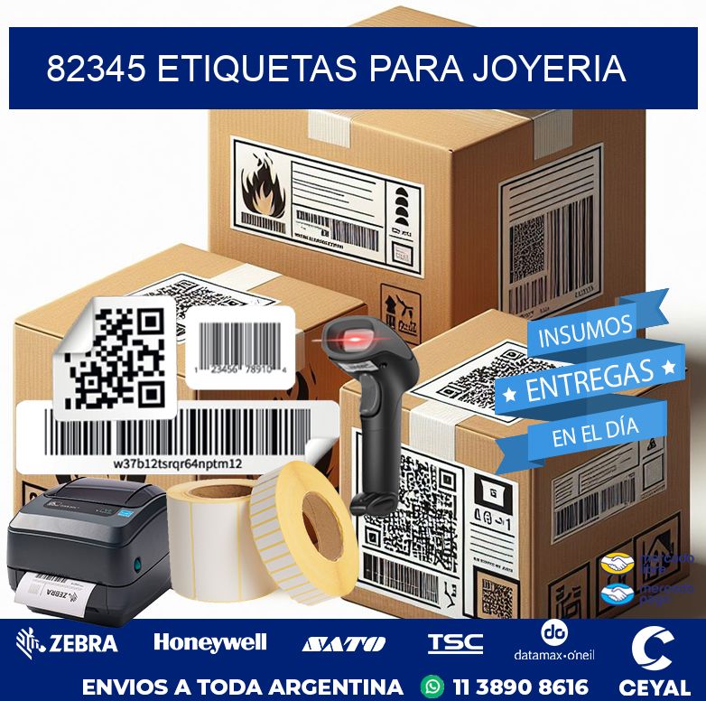 82345 ETIQUETAS PARA JOYERIA