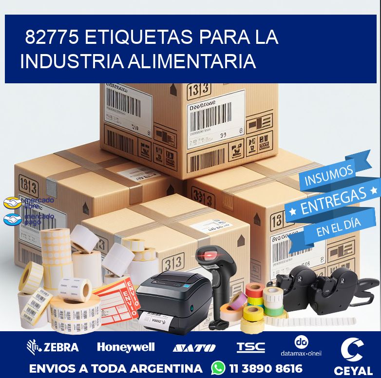 82775 ETIQUETAS PARA LA INDUSTRIA ALIMENTARIA