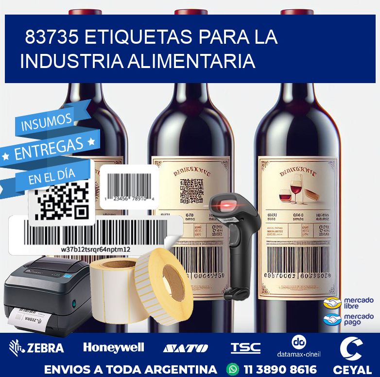 83735 ETIQUETAS PARA LA INDUSTRIA ALIMENTARIA